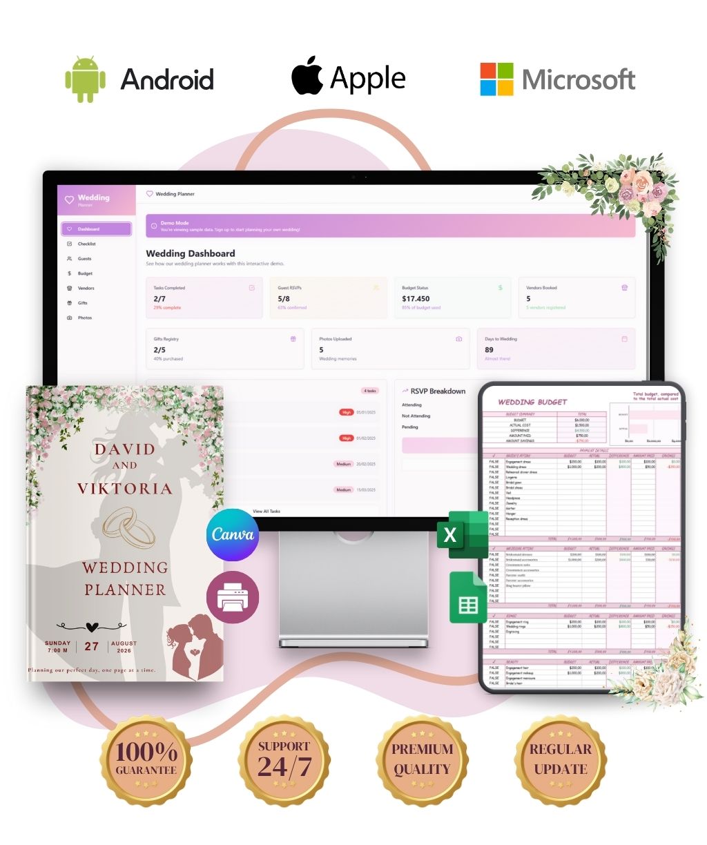 Digital Wedding Bundle